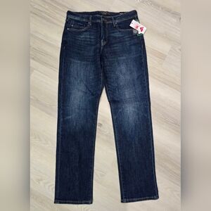 Liverpool Regent Relaxed Straight Jeans Mens 33x32 Blue Stretch NWT